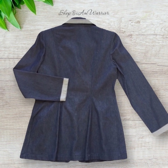 St. John Sport vintage two tone denim blazer *shop@iamwarrior - Picture 7 of 8